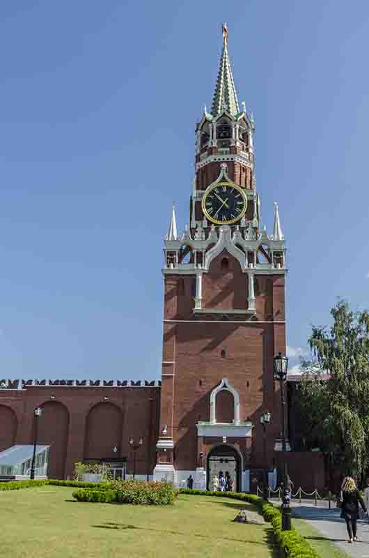 39 - Rusia - Moscu - Kremlin - torre Spasskaya